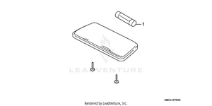 Trunk Vanity Mirror      (w/light) Schematic
