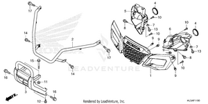 Front Grille@front Bumper Schematic