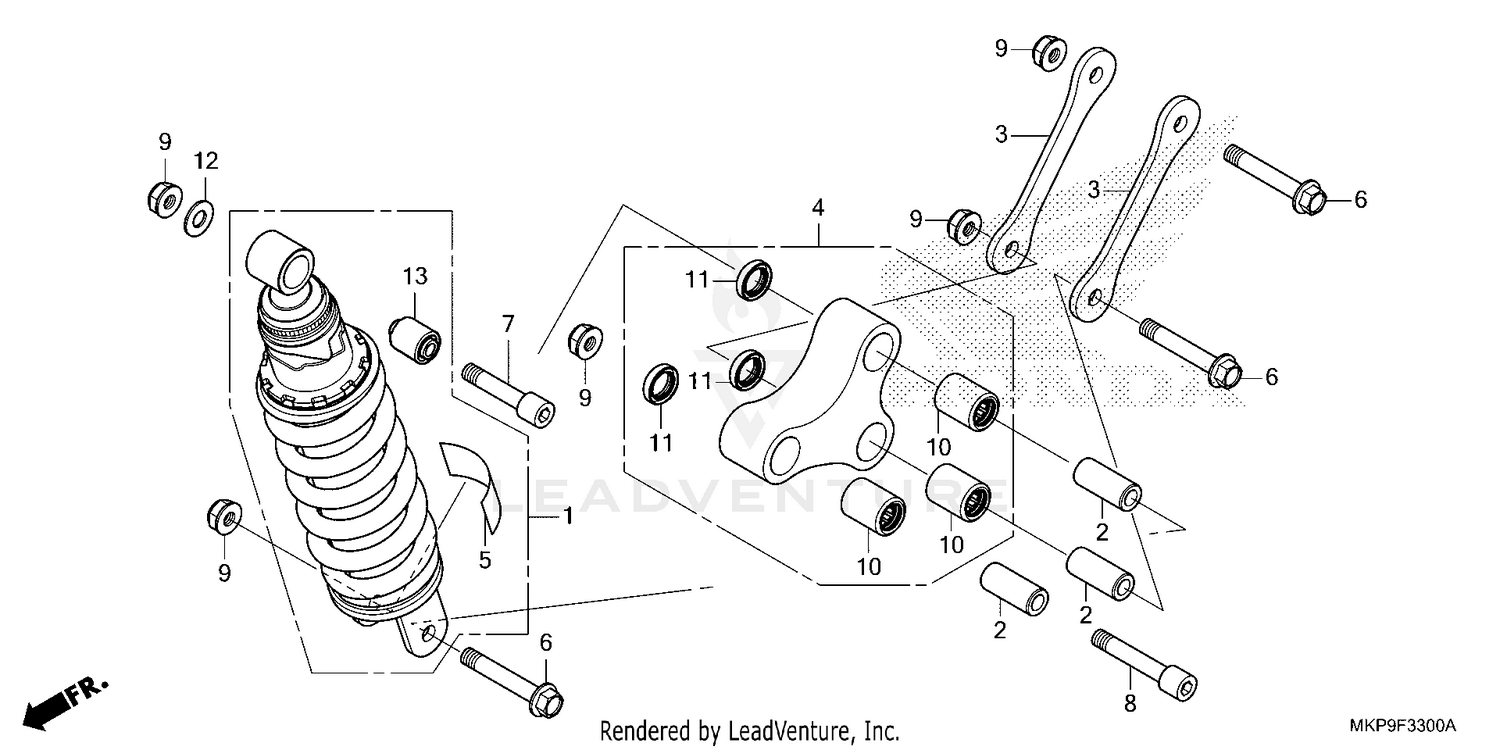 REAR SHOCK ABSORBER
