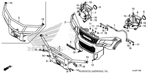 Front Grille@front Bumper Schematic