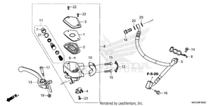 Front Brake Master       Cylinder Schematic