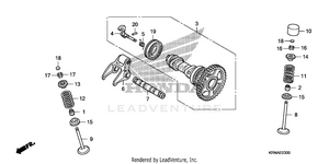 Camshaft@valve Schematic