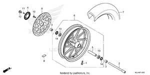 Front Wheel Schematic