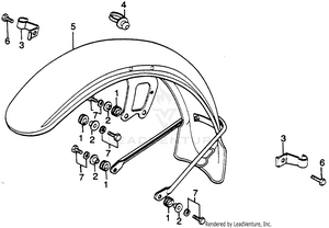 Front Fender Schematic