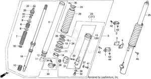 Front Fork Schematic