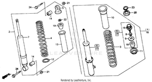 Front Shock Absorber Schematic