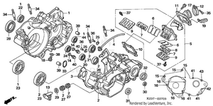 Crankcase ('05-'07) Schematic
