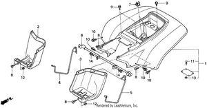 Rear Fender Schematic