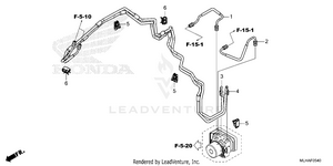 Brake Pipe Schematic