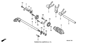Gearshift Drum Schematic