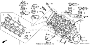 Cylinder Head ('01-'06) Schematic