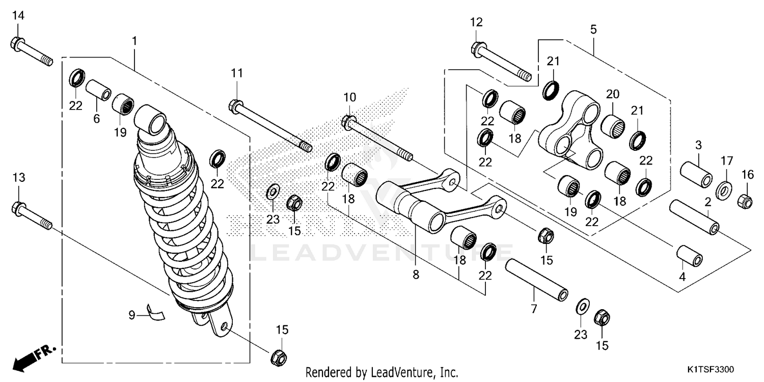 REAR SHOCK ABSORBER