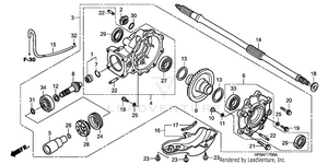 Final Driven Gear Schematic
