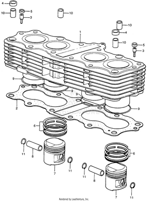 Cylinder + Piston Schematic