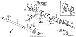Gearshift Drum Schematic