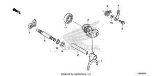 Gearshift Fork Schematic