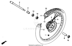 Front Wheel Schematic
