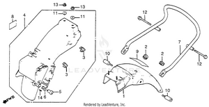 Rear Fender Schematic