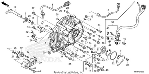 Rear Crankcase Cover Schematic