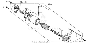 Starter Motor Schematic