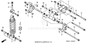 Rear Shock Absorber Schematic
