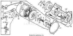Alternator + Recoil Starter Schematic