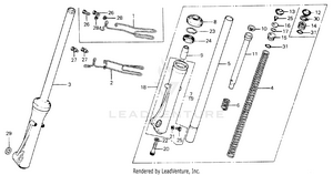 Front Fork Schematic