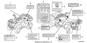 Caution Label Schematic