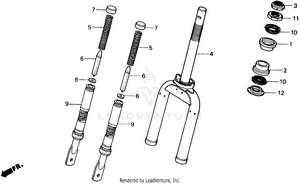 Front Fork Schematic