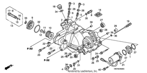 Front Crankcase Cover Schematic