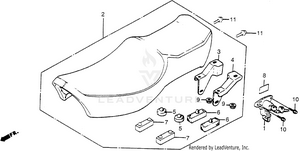 Vt500ft Seat Schematic