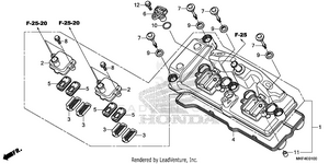 Cylinder Head Cover Schematic