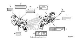 Caution Label Schematic