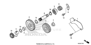 Kick Starter Spindle Schematic
