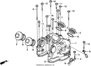 Cylinder Head Cover Schematic