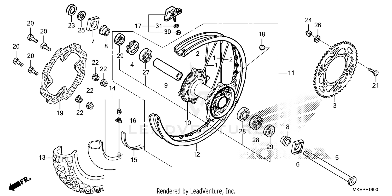 REAR WHEEL
