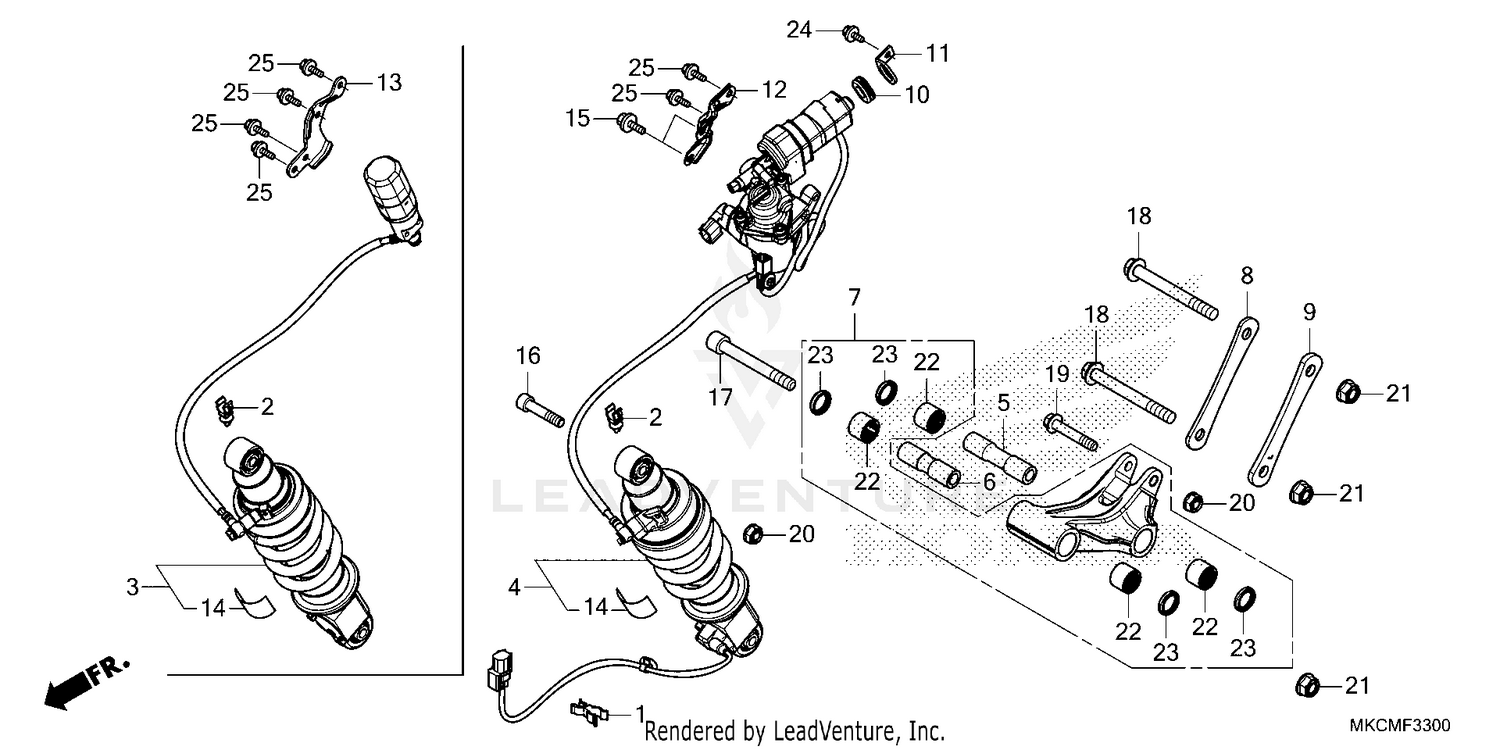 REAR SHOCK ABSORBER