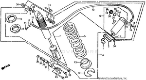 Rear Shock Absorber Schematic