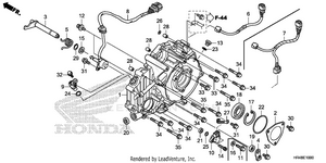 Rear Crankcase Cover Schematic