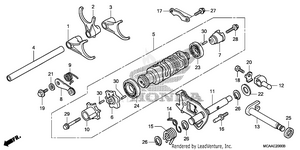 Shift Drum@shift Fork Schematic