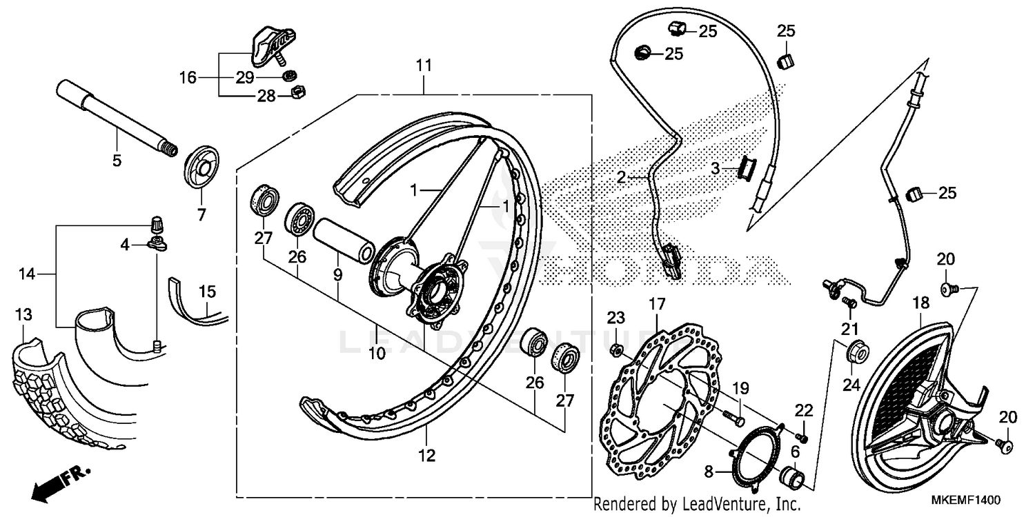 FRONT WHEEL