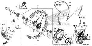 Front Wheel Schematic