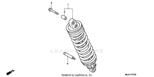 Rear Shock Absorber Schematic