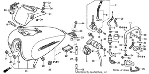 Fuel Tank + Fuel Pump Schematic