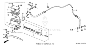 Clutch Master Cylinder Schematic