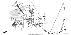 Front Brake Master Cylinder Schematic