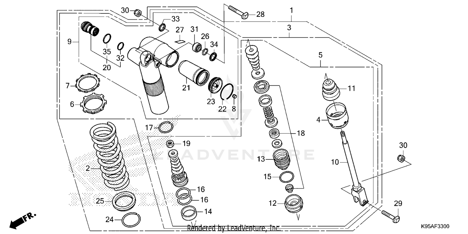 REAR SHOCK ABSORBER