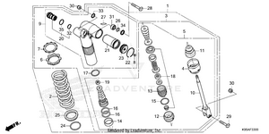 Rear Shock Absorber Schematic