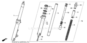 Front Fork Schematic