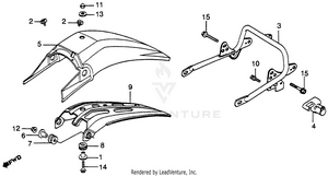 Xl500r Rear Fender 82 Schematic
